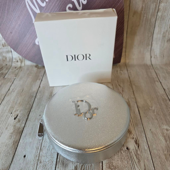 Dior Handbags - Dior Beauty Case Silver Makeup Bag